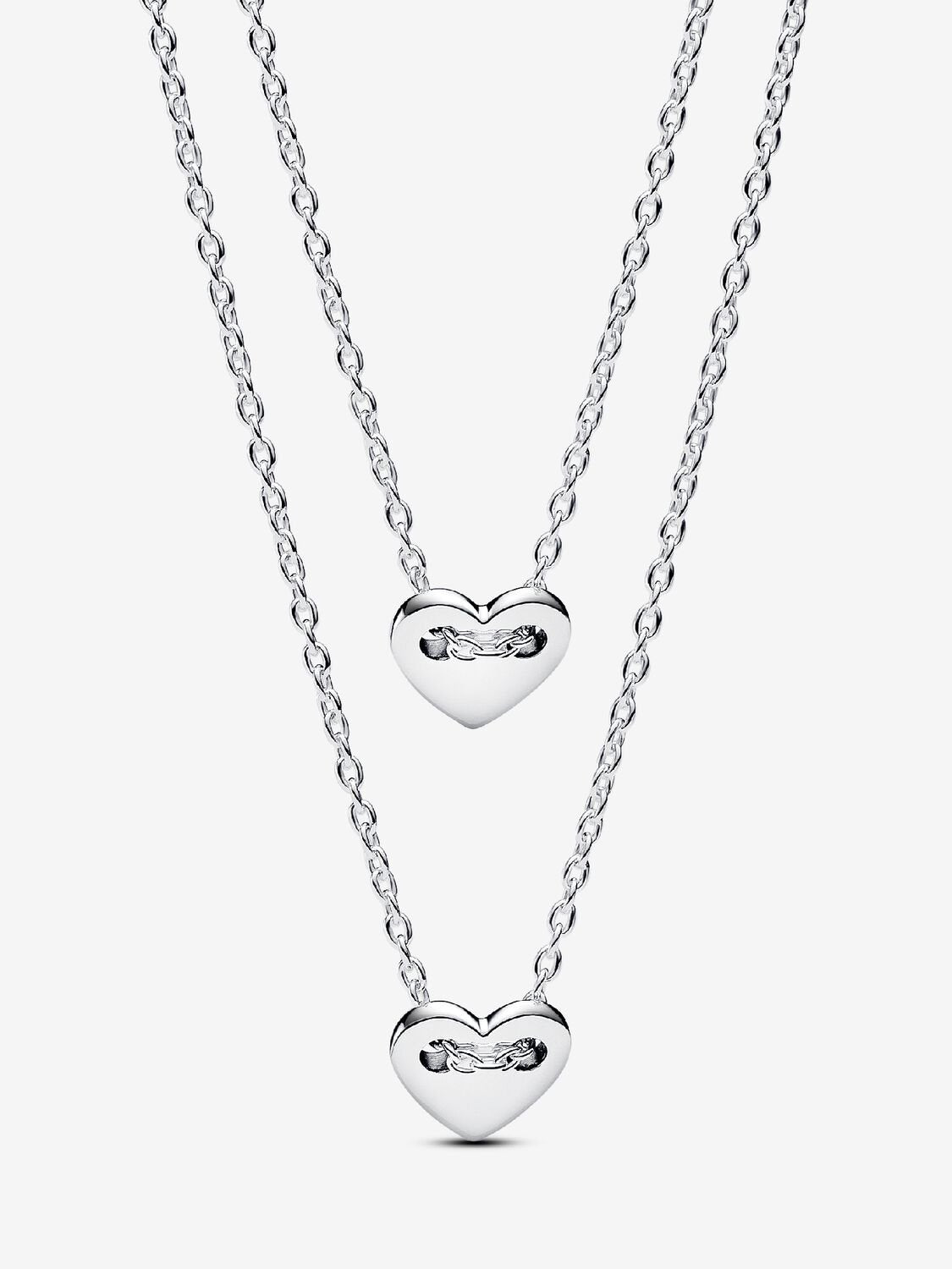 Forever & Always Splittable Heart Collier Necklaces