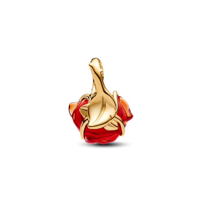 Disney Beauty and the Beast Enchanted Rose Dangle Charm
