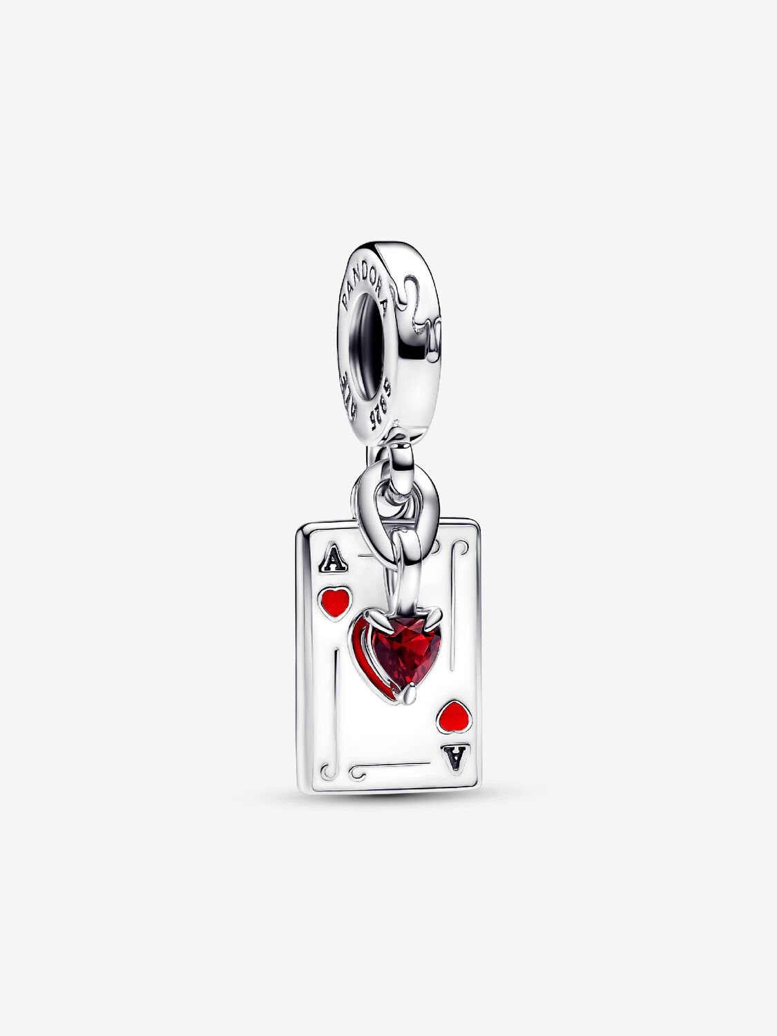 Disney Villains Queen of Hearts Double Dangle Charm Sterling silver