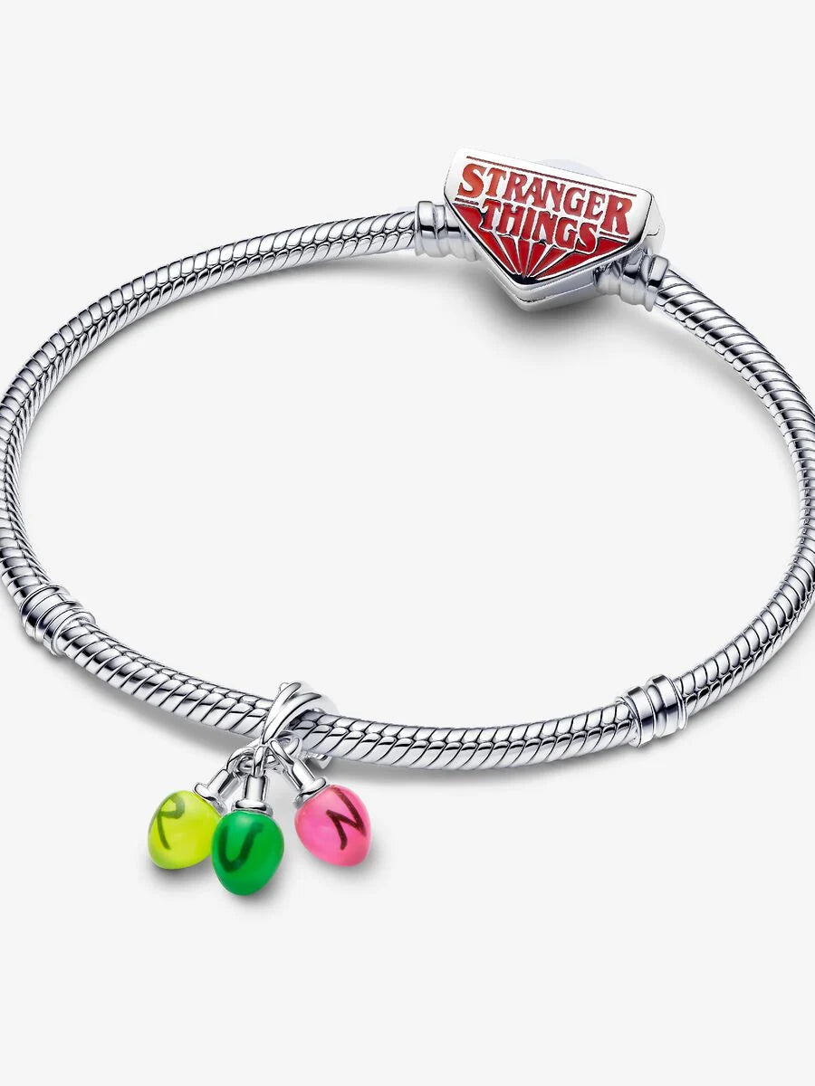 Stranger Things Glow-in-the-dark Run Dangle Charm Sterling silver