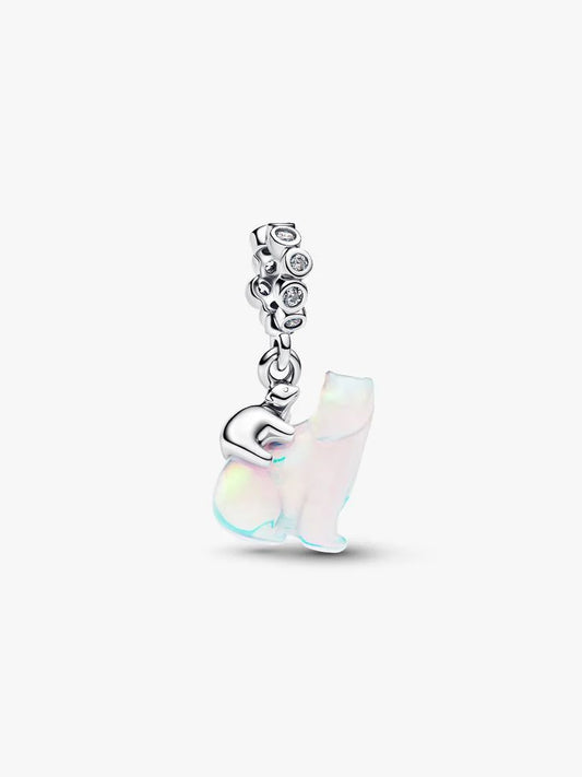 Polar Bear Mother & Cub Dangle Charm
