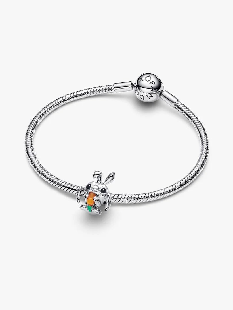 Disney Stitch Easter Bunny Charm Sterling silver