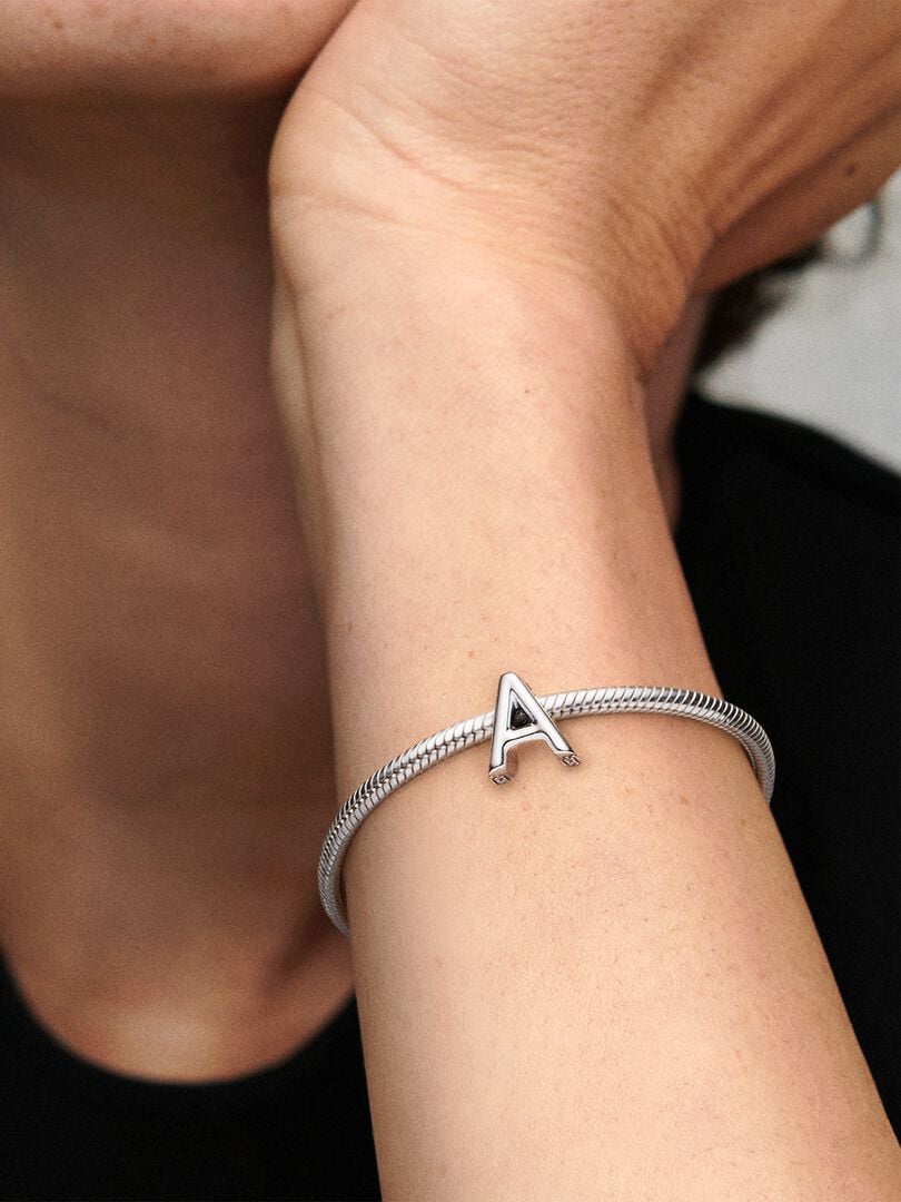 Letter A Alphabet Charm