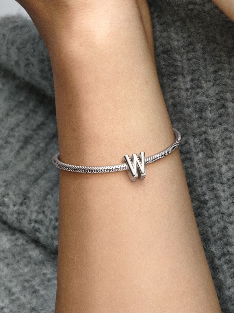 Letter W Alphabet Charm