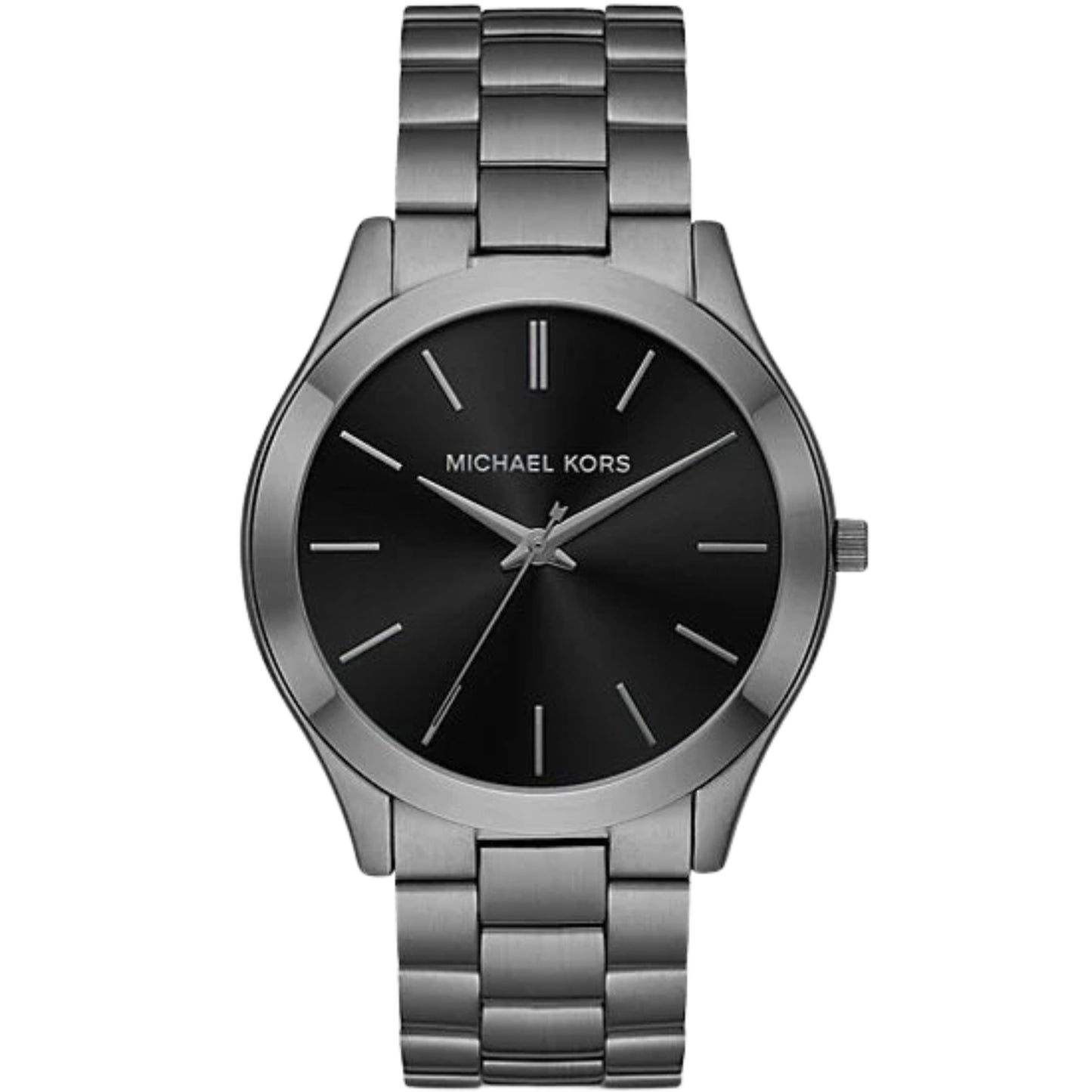 Michael Kors Slim Runway Three-Hand Gunmetal Stainless Steel Men's Watch