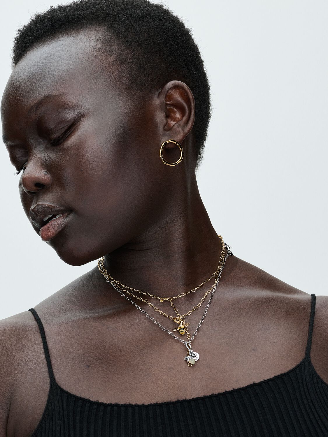 Linked Hearts Collier Necklace