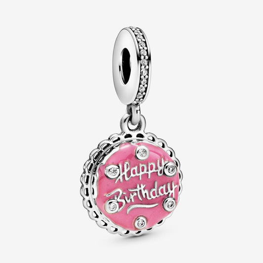 Pink Birthday Cake Pendant