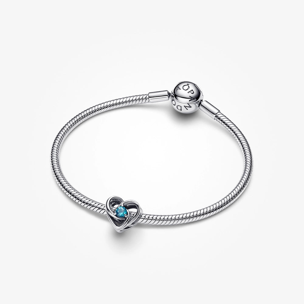 Pandora Entwined Heart & Stones Charm