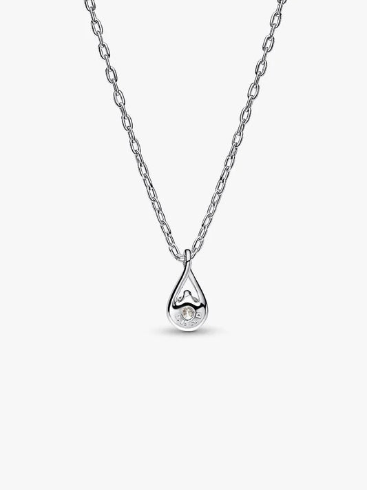 Pandora Infinite Sterling Silver Lab-grown Diamond Pendant Necklace