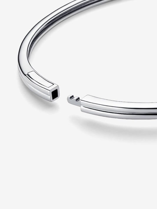 Pandora Infinite Sterling Silver Lab-grown Diamond Bangle