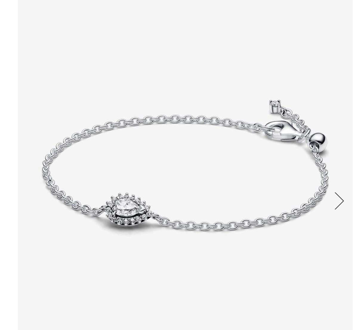 Pandora Timeless Pavé Cuban Chain Bracelet
