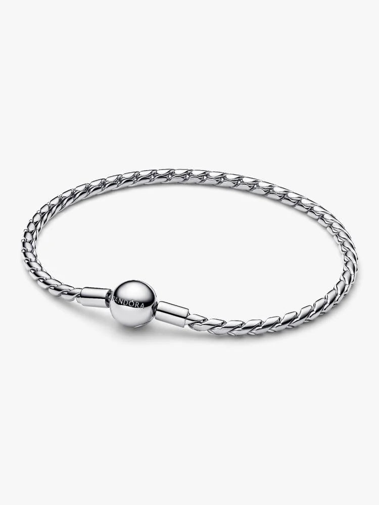 Round Clasp Wing Chain Bracelet Sterling silver