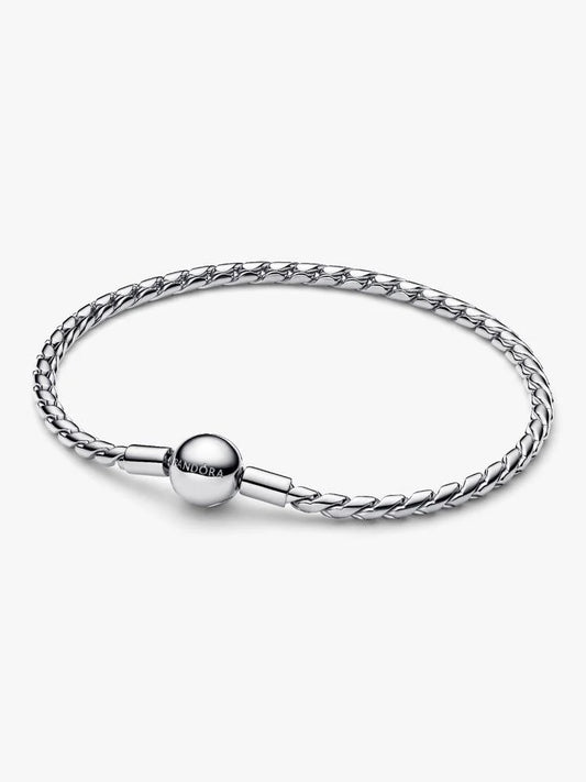 Round Clasp Wing Chain Bracelet Sterling silver