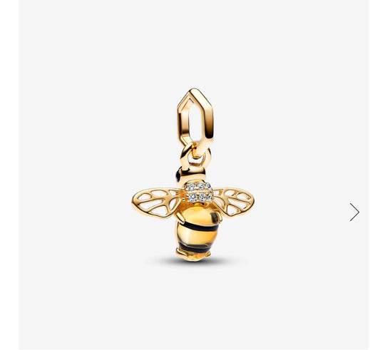 Sparkling Bee Dangle Charm