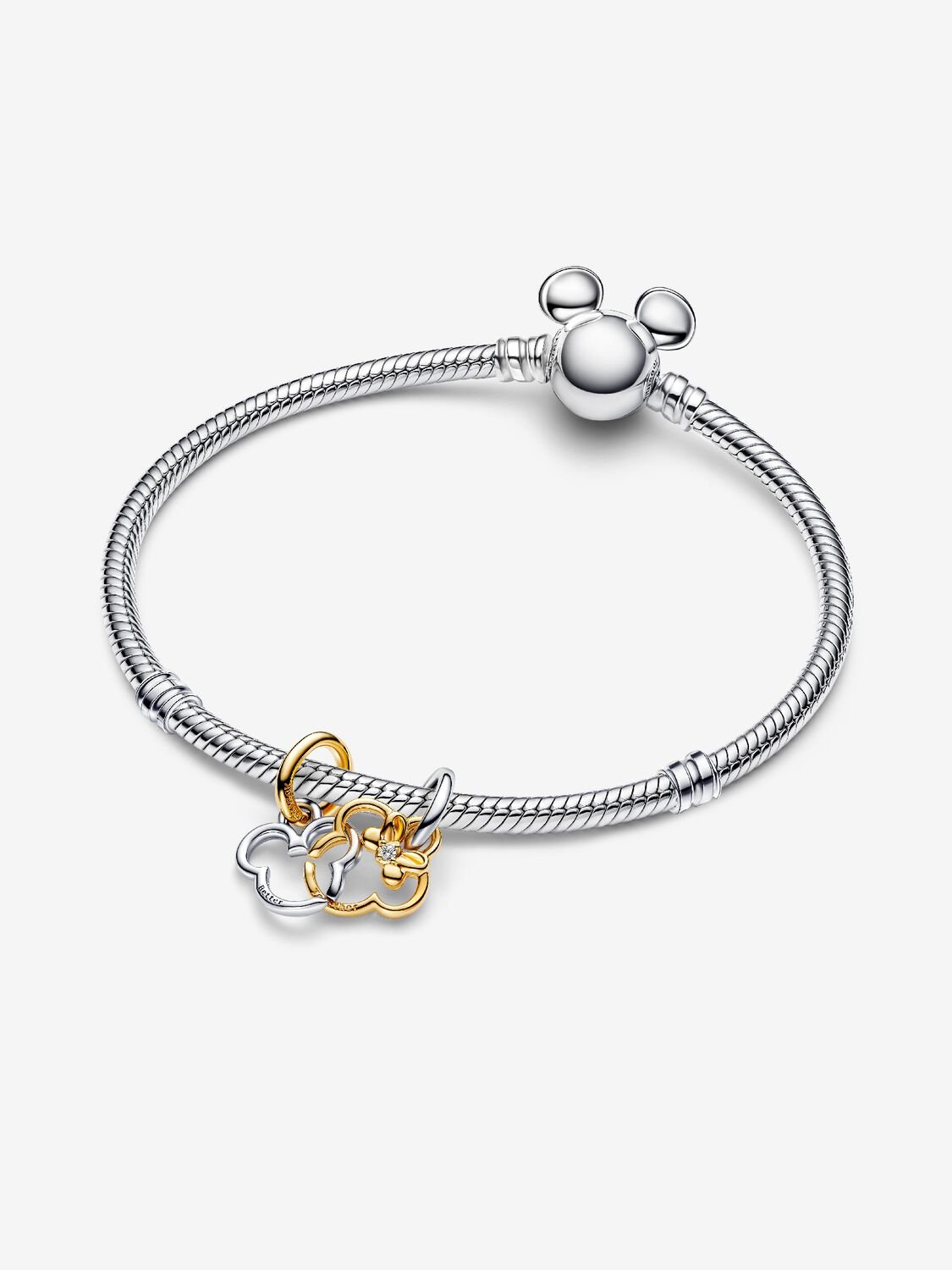 Disney Mickey Mouse & Minnie Mouse Splittable Dangle Charm