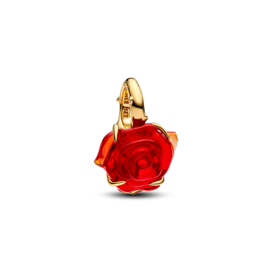 Disney Beauty and the Beast Enchanted Rose Dangle Charm