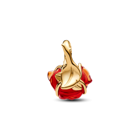 Disney Beauty and the Beast Enchanted Rose Dangle Charm