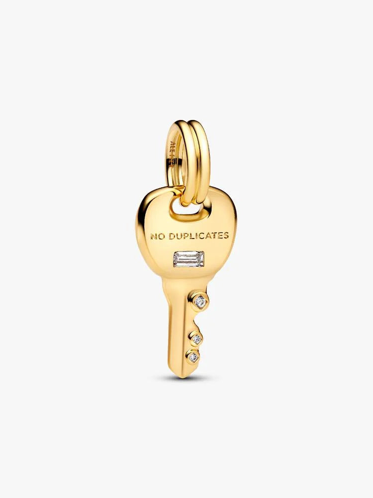 Key Dangle Charm 14k gold plating