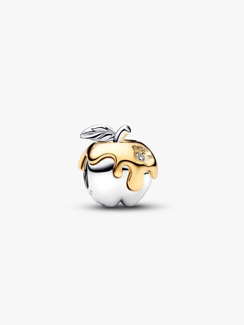 Disney Snow White Poison Apple Charm 0.012 ct TW, Sterling silver, 14k gold plating