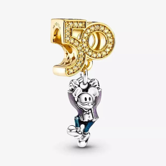 Disney’s 50th Anniversary Pandora Mickey dangling
