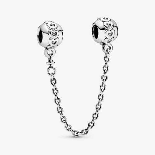 Pandora Safety Chain Heart Band