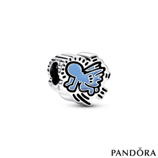 Sparkling Splitable Angel Wings Dangle Charm