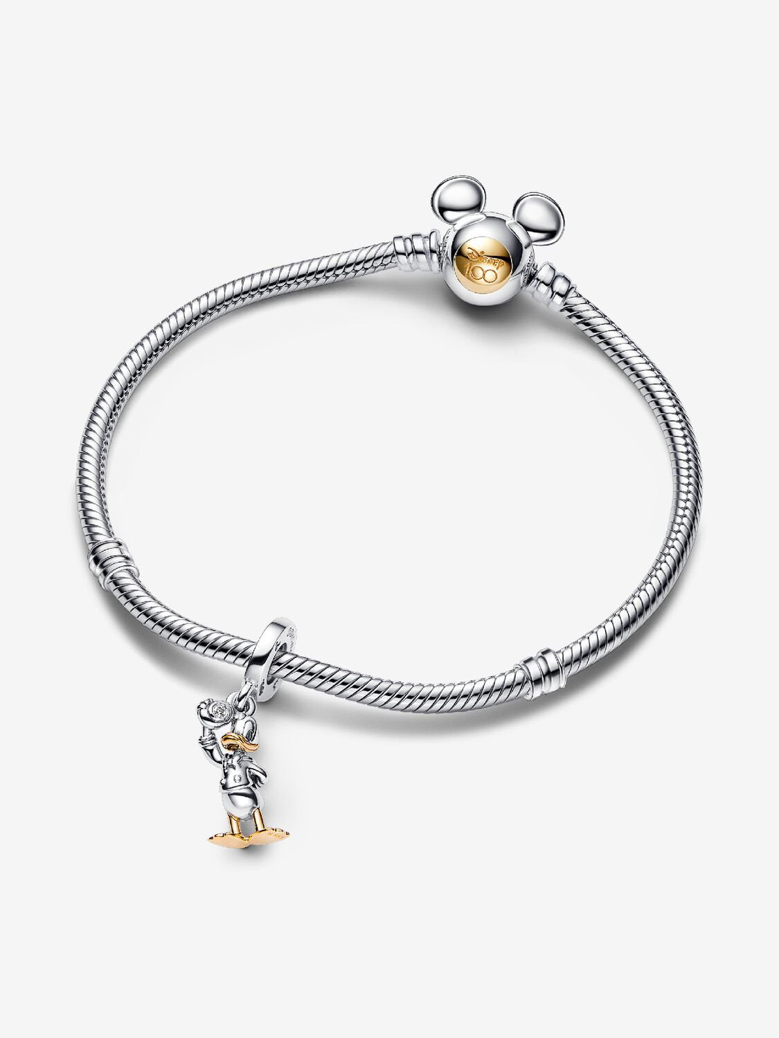 Disney Donald Duck 100th Anniversary Pendant Charm with Synthetic Diamond