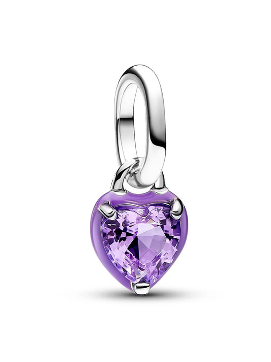 Pandora ME Purple Chakra Heart Mini Dangle charm