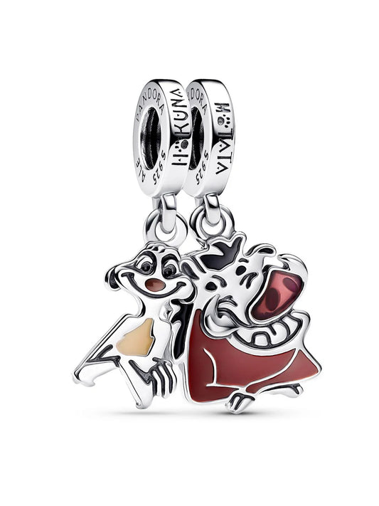 Disney The Lion King Timon & Pumbaa Splittable Dangle Charm