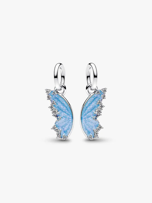 Splittable Butterfly Dangle Charm Sterling silver