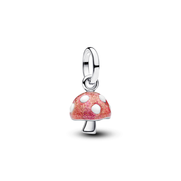 Glow-in-the-dark Mushroom Dangle Charm