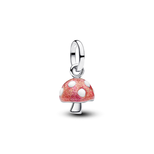 Glow-in-the-dark Mushroom Dangle Charm