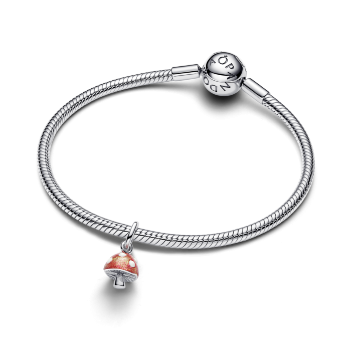 Glow-in-the-dark Mushroom Dangle Charm