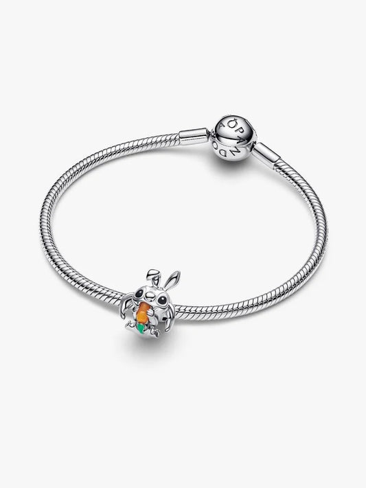 Disney Stitch Easter Bunny Charm Sterling silver