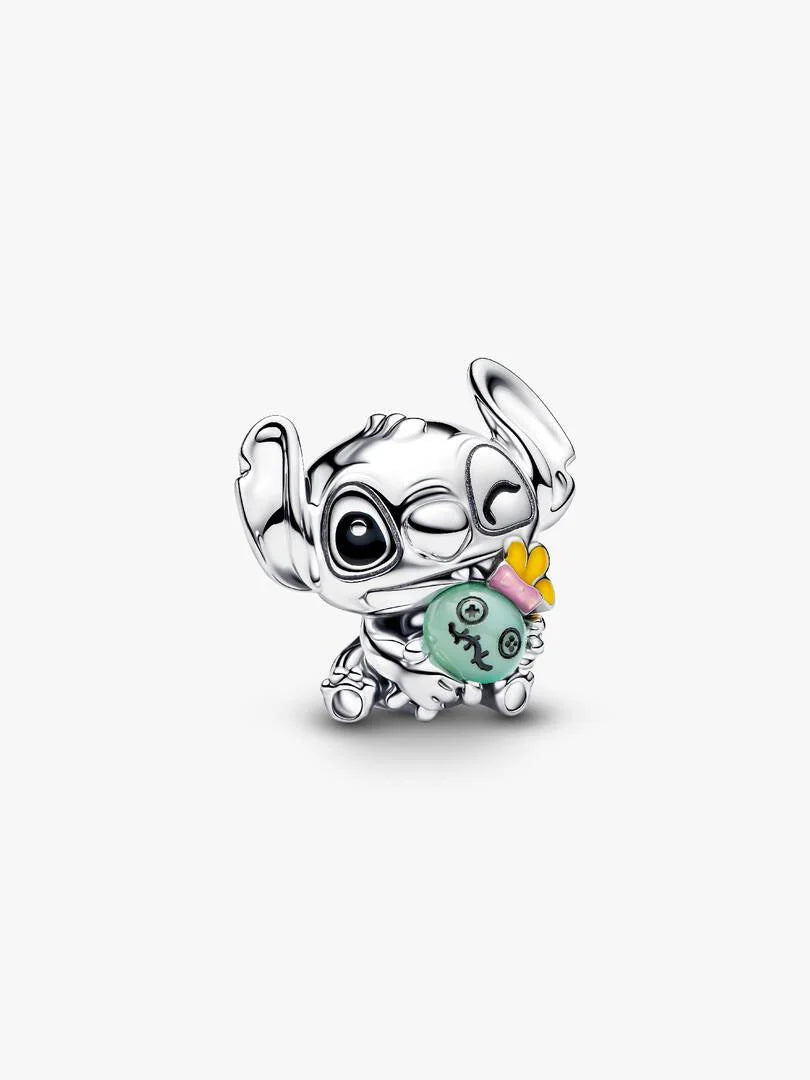 Disney Stitch & Scrump Charm Sterling silver