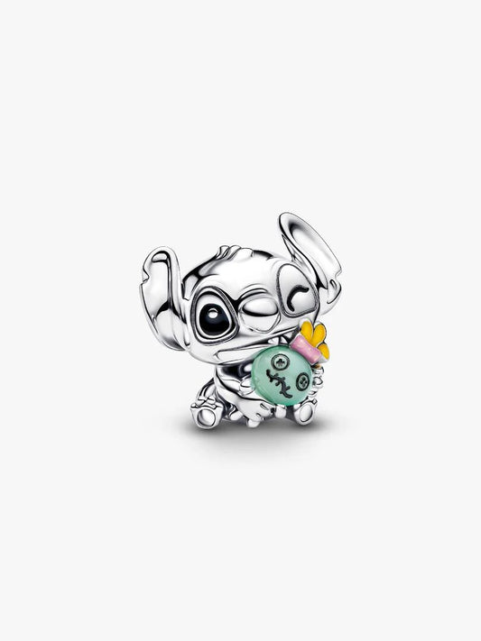 Disney Stitch & Scrump Charm Sterling silver