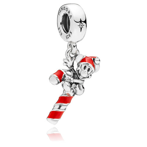 Disney Mickey Candy Cane Dangle
