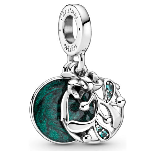 Two-tone Happy Anniversary Dangle Charm