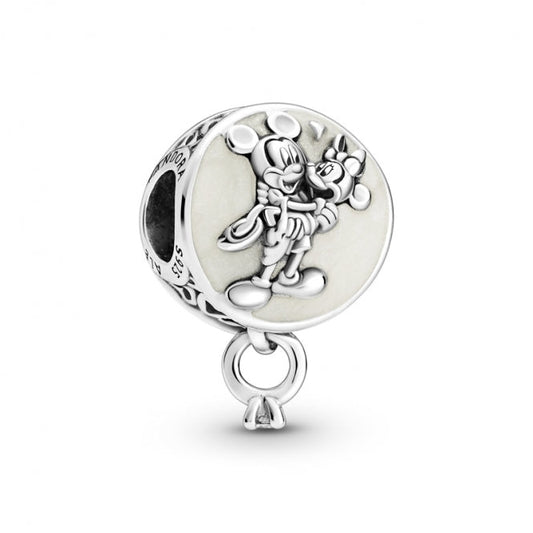 Two-tone Wedding Rings Dangle Charm