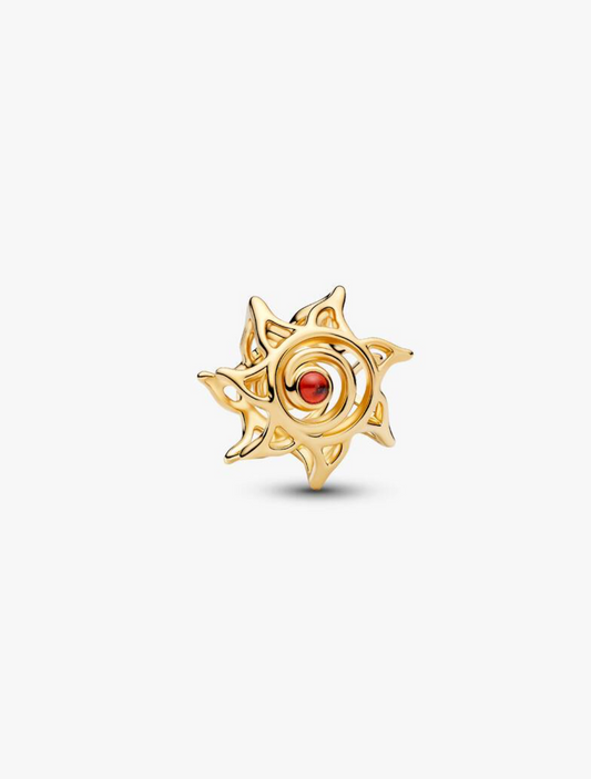 Sun Openwork Charm