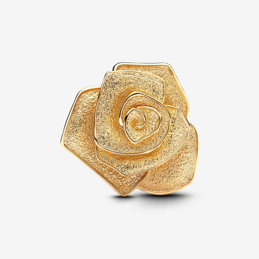 Large Blooming Rose Charm