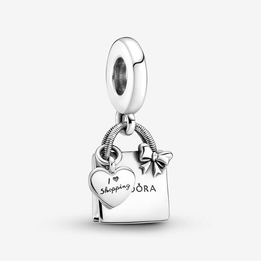 Pandora Shopping Bag Dangle Charm Sterling silver