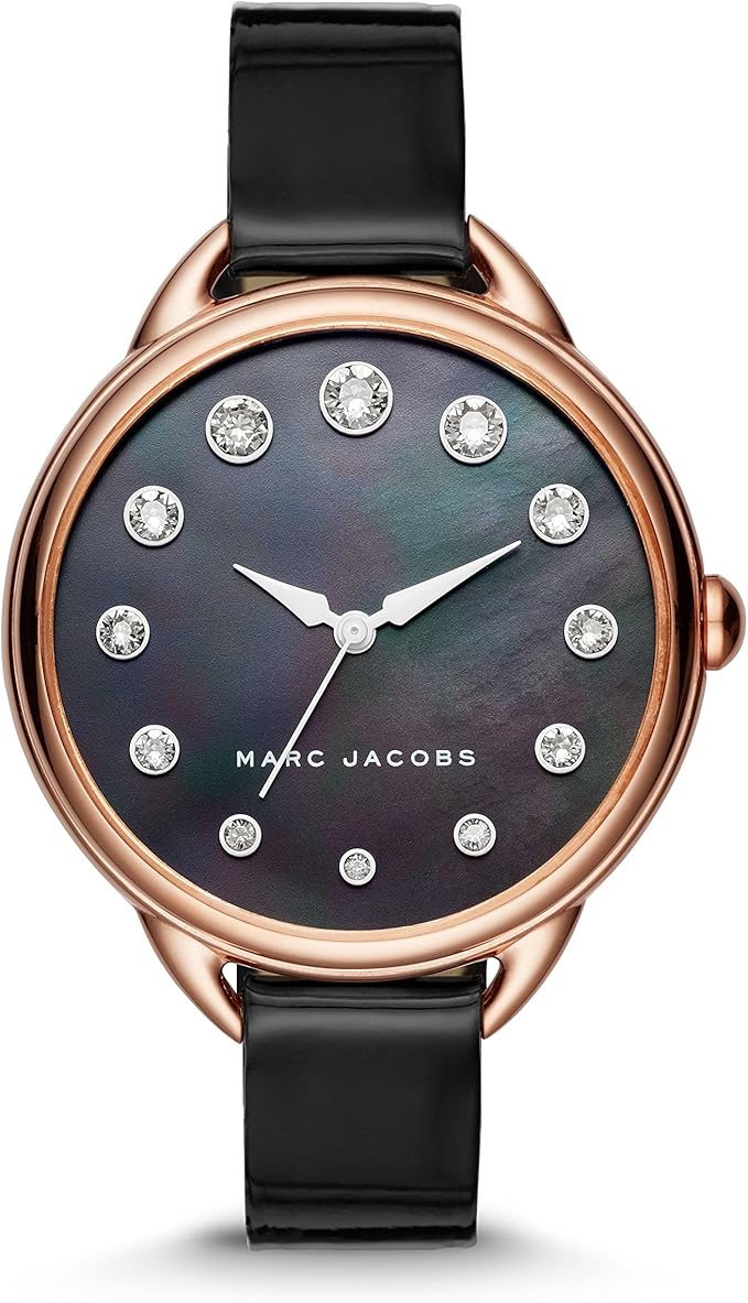 ساعة مارك جاكوبس MJ1511 بمينا من عرق اللؤلؤ الأسود