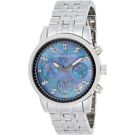 Michael Kors Women's MK5021 Silver Stainless-Steel Quartz Dress Watch